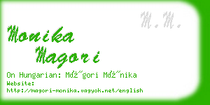 monika magori business card